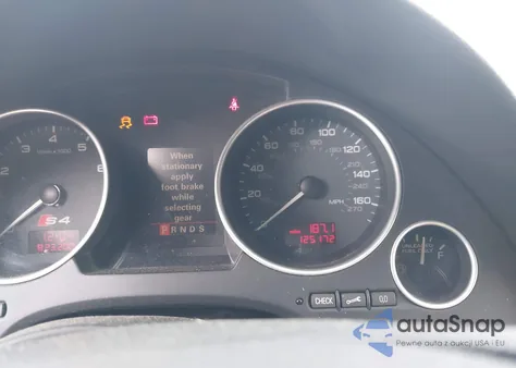 2006 Audi S4 z USA, uszkodzony, nr VIN WUARL48H46K900691